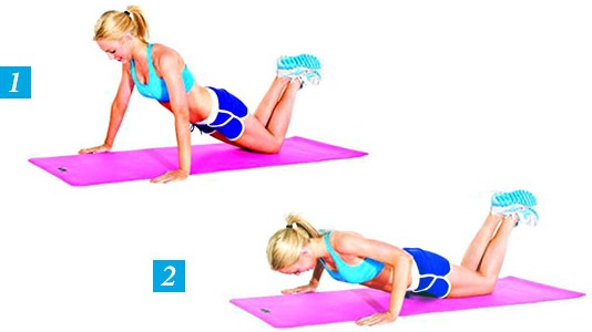 Programme push-up pour les débutants. Table pour gagner de la masse musculaire, perdre du poids, pomper les muscles pectoraux, pour tous les muscles du corps