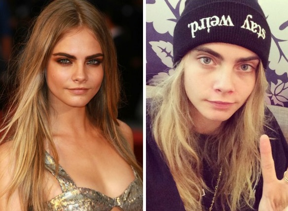 Cara Delevingne. Photo en maillot de bain, pas de maquillage. Figure, apparence, taille et poids, avez-vous fait de la chirurgie plastique, des procédures esthétiques