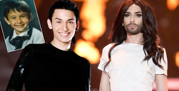 Conchita Wurst. Photos avant et après la chirurgie. Comment est passé d'un homme à une femme