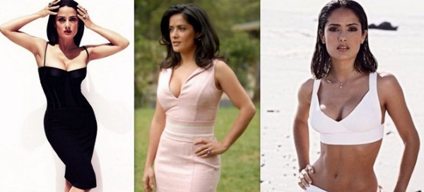 Salma Hayek. Des photos dans sa jeunesse, sur la plage, en lingerie, au quotidien. Chirurgie plastique