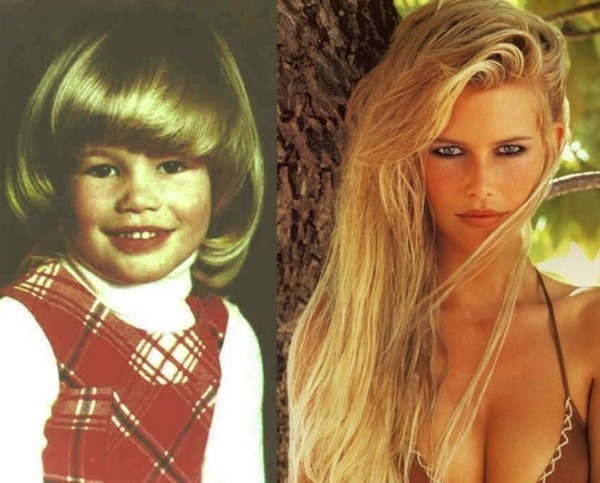 Claudia Schiffer dans sa jeunesse et maintenant. Photo de ce à quoi il ressemble avant et après la chirurgie plastique