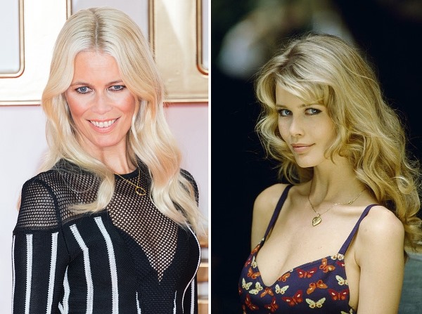 Claudia Schiffer dans sa jeunesse et maintenant. Photo de ce à quoi il ressemble avant et après la chirurgie plastique