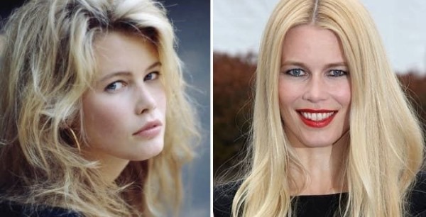 Claudia Schiffer dans sa jeunesse et maintenant. Photo de ce à quoi il ressemble avant et après la chirurgie plastique