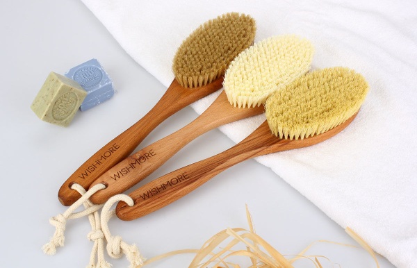 Brosse de massage à sec aux poils naturels, cactus, anti-cellulite. Prix ​​et avis