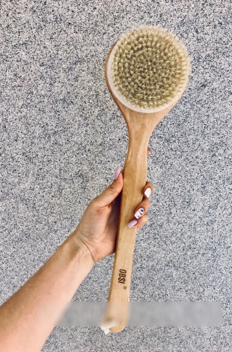 Brosse de massage à sec aux poils naturels, cactus, anti-cellulite. Prix ​​et avis