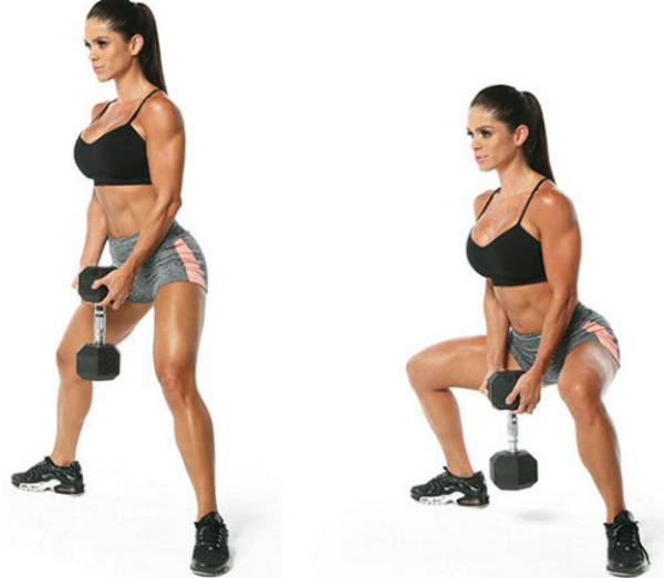 Exercices pour le muscle grand fessier pour une femme au gymnase, à la maison. Technique, photo