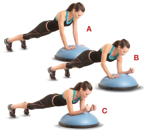 Formation BOSU (BOSU). Qu'est-ce que c'est en forme, avantage