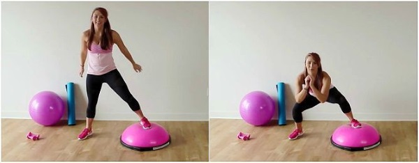 Formation BOSU (BOSU). Qu'est-ce que c'est en forme, avantage