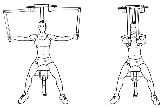 Exercice papillon pour les muscles pectoraux. Technique d'exécution dans le simulateur, à domicile