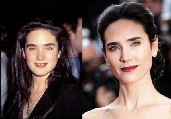 Jennifer Connelly.Photos dans jeunesse, adolescence franche, plastique, vie personnelle