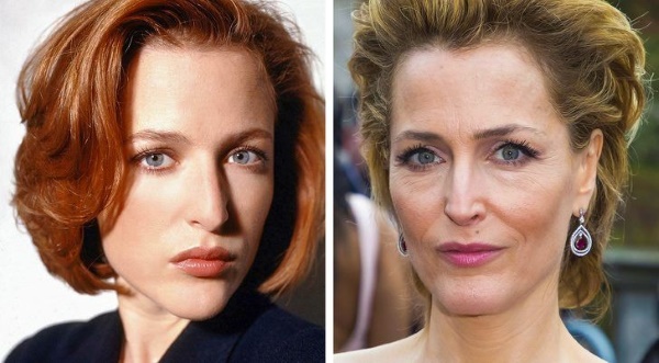 Gillian Anderson. Photos chaudes, jeunes, maintenant, en maillot de bain, avant et après la chirurgie plastique, biographie