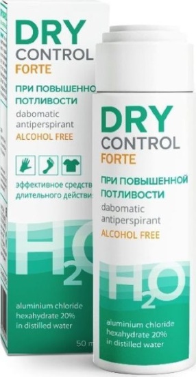 Déodorants Dry Control Forte, Extra Forte. Avis des médecins, mode d'emploi