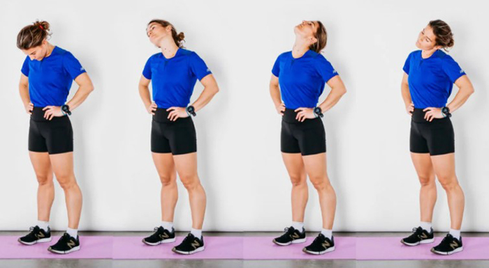 Exercices de force sur le dos à la maison, dans une chaise berçante pour femme